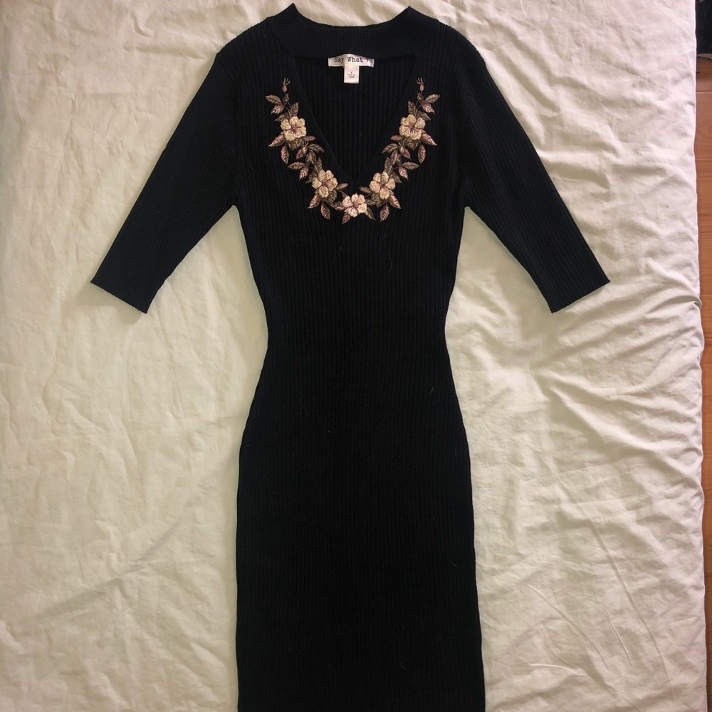 Stretch Black Dress